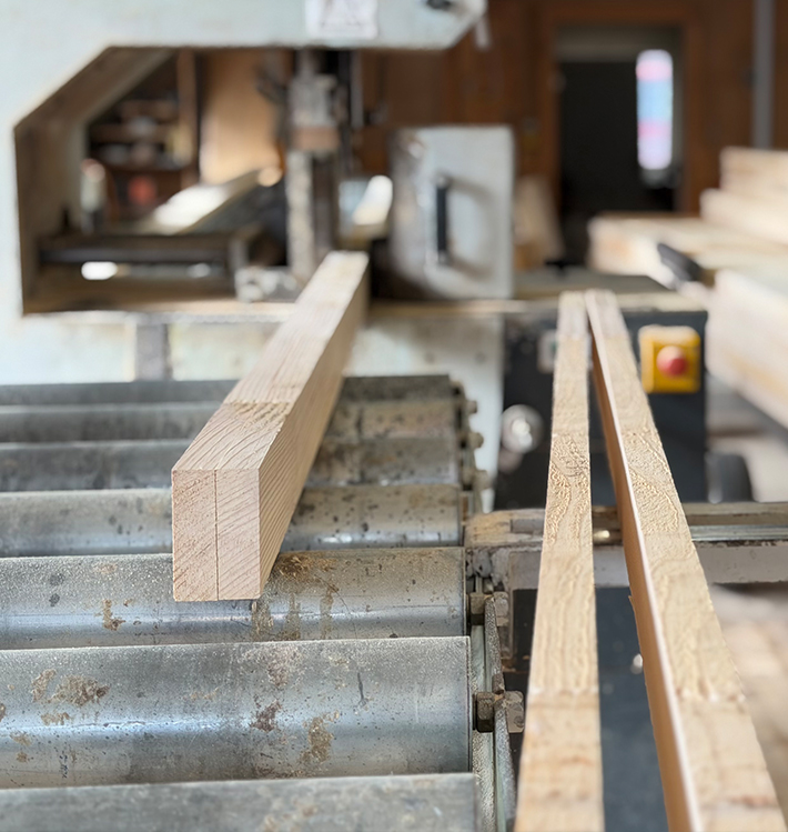 Schnittholz im Sägewerk